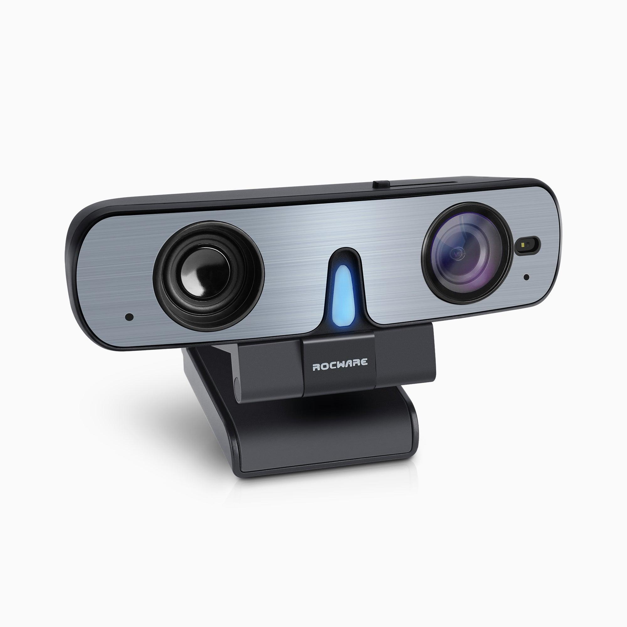 Webcam tout-en-un RC08 1080p avec haut-parleur et micro