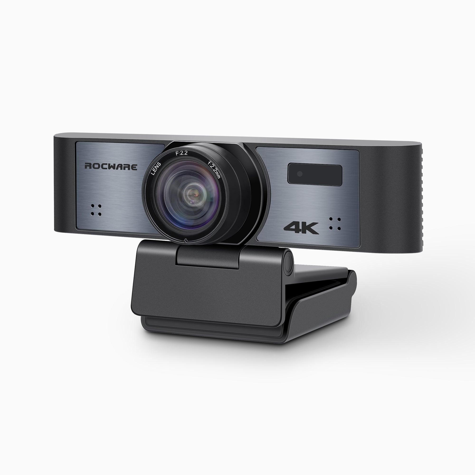 Webcam USB AI RC16 4K avec 110°FoV, zoom numérique 8X, suivi humanoïde et cadrage automatique